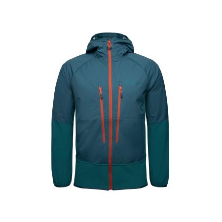 Jack Wolfskin JACK WOLFSKIN Outdoorjas blauw / petrol / oranje gemêleerd
