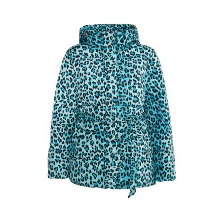 MYMO Winterjas aqua / lichtblauw / zwart