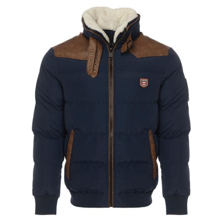 Carisma CARISMA Winterjas 1215 donkerblauw / bruin