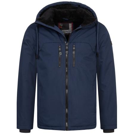 Alessandro Salvarini Alessandro Salvarini Winterjas navy / zwart / wit
