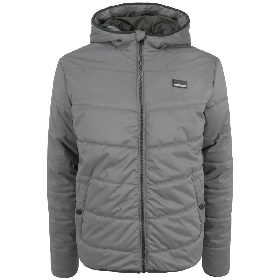 Solid !Solid Winterjas Atreo grijs -