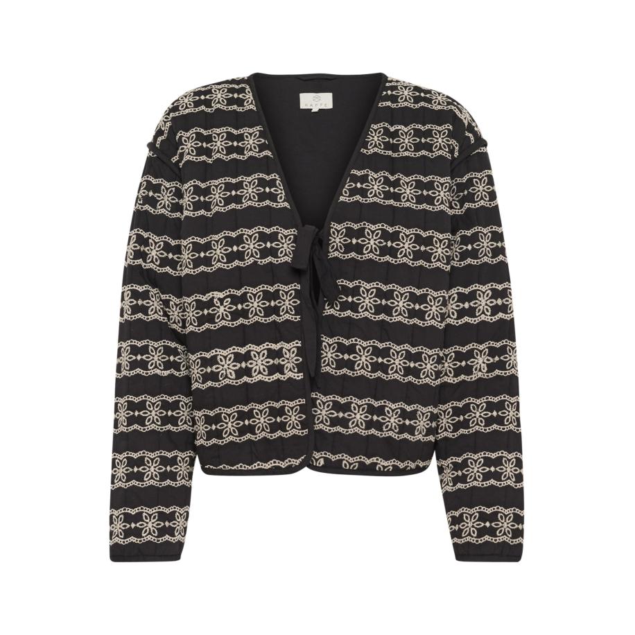 Kaffe Kaffe Tussenjas Ronia goud / zwart -