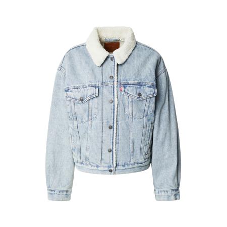 LEVIS ® Tussenjas 90s Sherpa Trucker Jacket blauw denim / offwhite