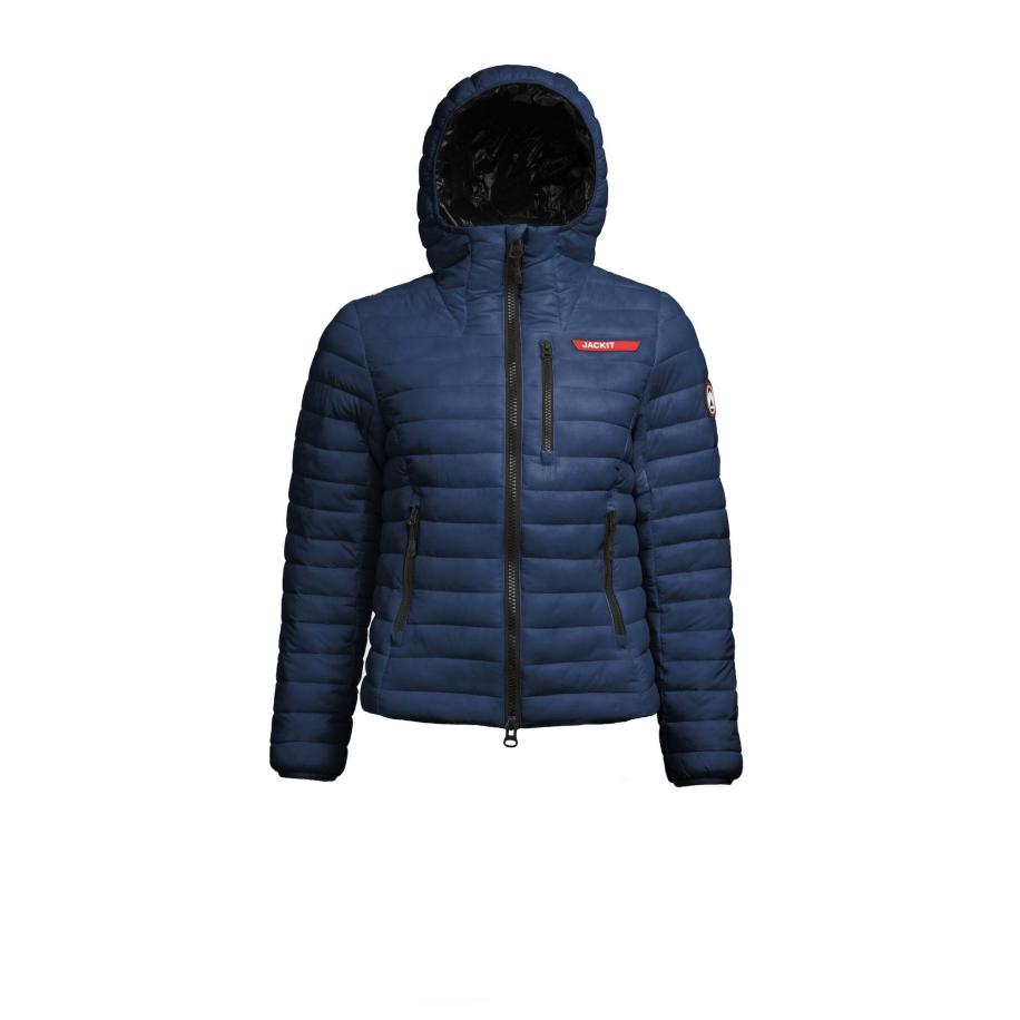JACK1T JACK1T Outdoorjas SATEL1TE Kapuzen-Daunenjacke 2.0 navy -