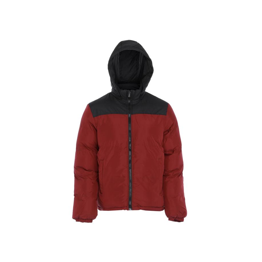 Colina Colina Winterjas karmijnrood / zwart -