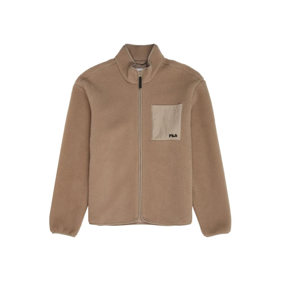 Fila FILA Fleece jas Valgrana lichtbeige / lichtbruin -