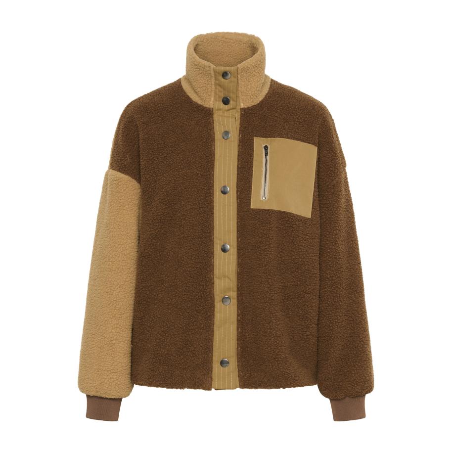 Culture CULTURE Tussenjas Tally cappuccino / donkerbruin -