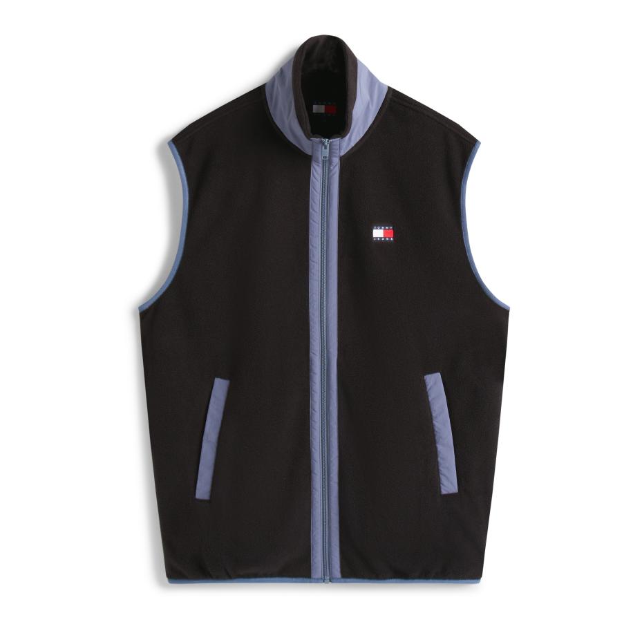 Tommy Jeans Tommy Jeans Bodywarmer lichtblauw / zwart -