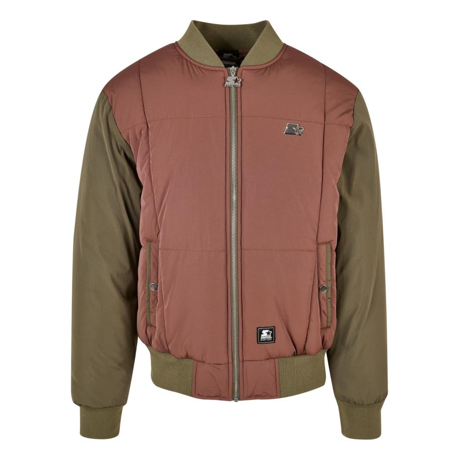 Starter Black Label Starter Black Label Tussenjas roestbruin / olijfgroen -