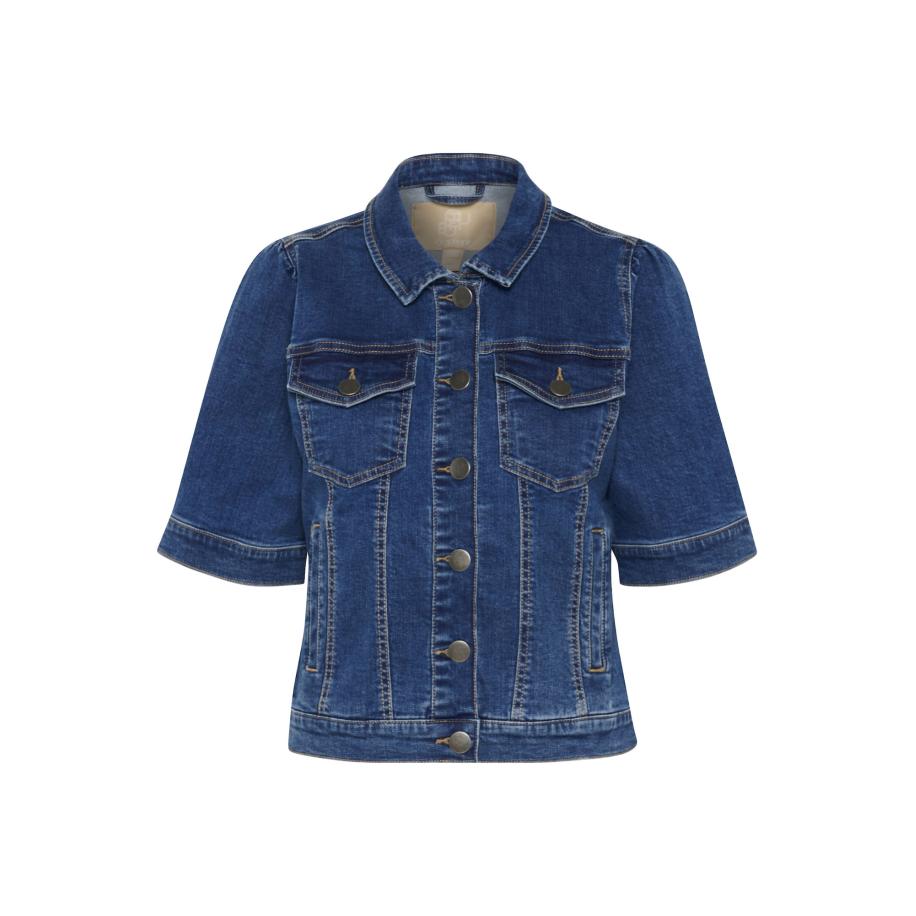 Culture CULTURE Tussenjas Deva Ami blauw denim -