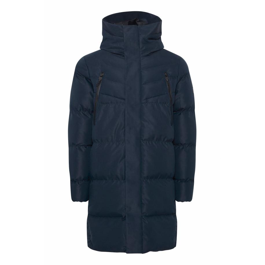 11 Project 11 Project Winterparka Denny donkerblauw / zwart / wit -