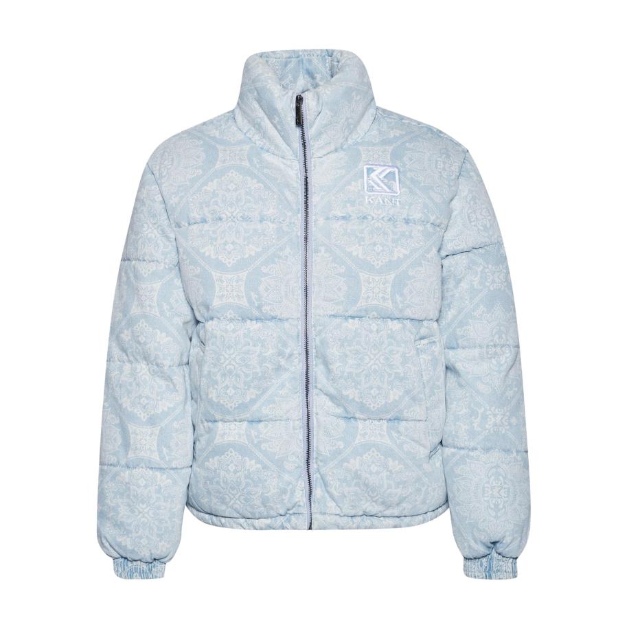 Karl Kani Karl Kani Winterjas KW233-025-1 lichtblauw / wit -