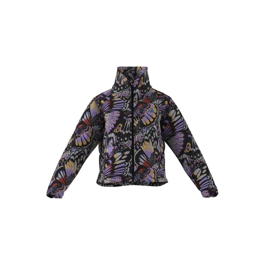 Adidas ADIDAS SPORTSWEAR Tussenjas FARM geel / lila / zwart / wit -