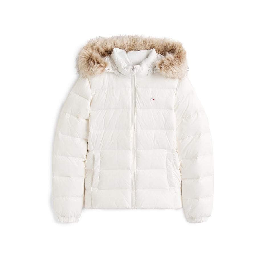 Tommy Jeans Tommy Jeans Winterjas wit -