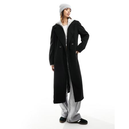 JDY Jas met lange pasvorm in zwart