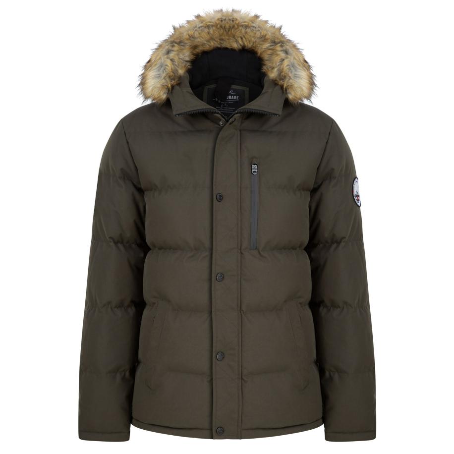 Threadbare Threadbare Winterjas Arnwood kaki -