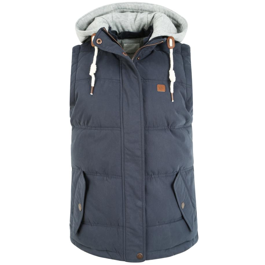 Oxmo Bodywarmer Lewonda nachtblauw / grijs / wit Blauw