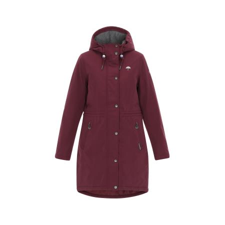 Schmuddelwedda Schmuddelwedda Tussenparka bourgogne / wit