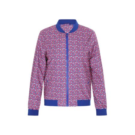 ALEKO Tussenjas blauw / turquoise / koraal