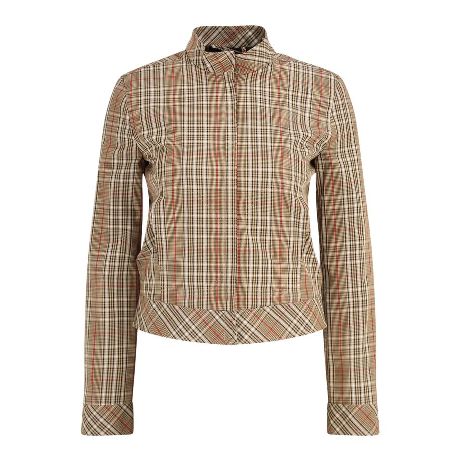 ABOUT YOU ABOUT YOU REBIRTH STUDIOS Tussenjas Janet Jacket beige / sand / kersrood -