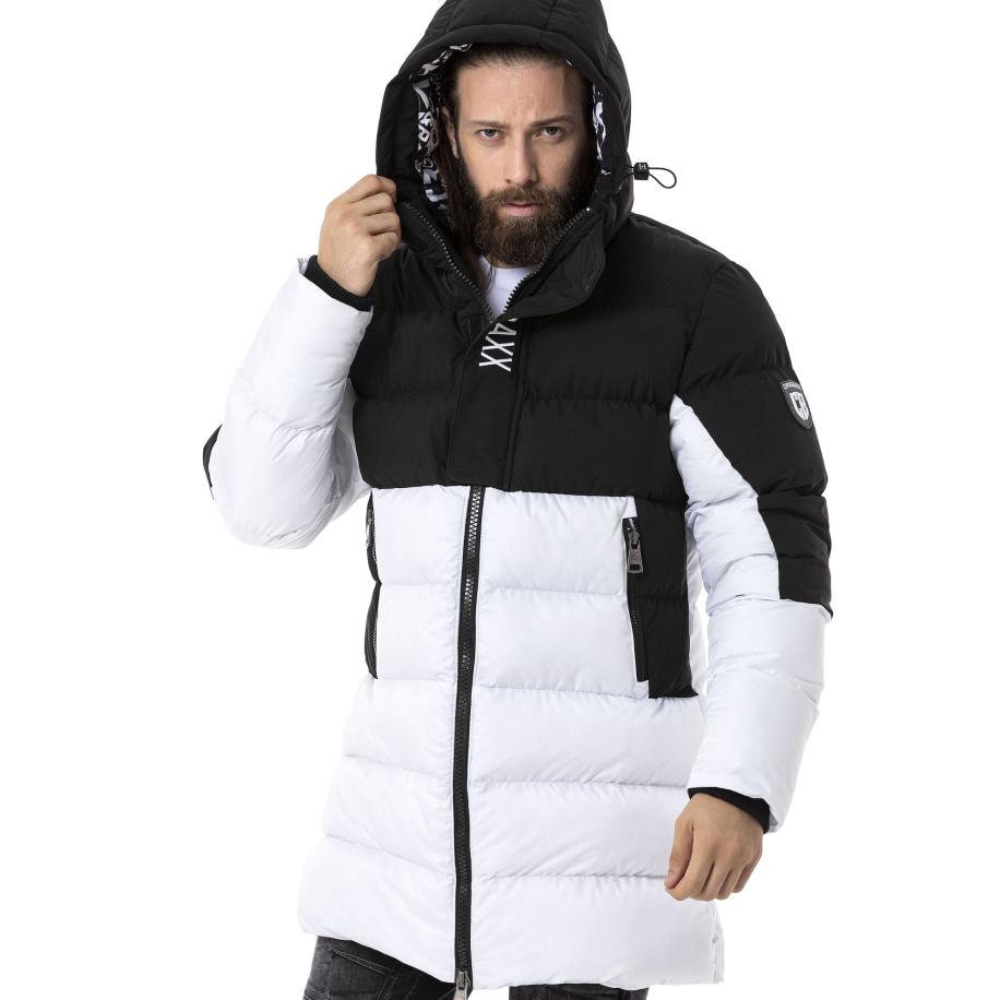 Cipo & Baxx CIPO & BAXX Winterjas zwart / wit -