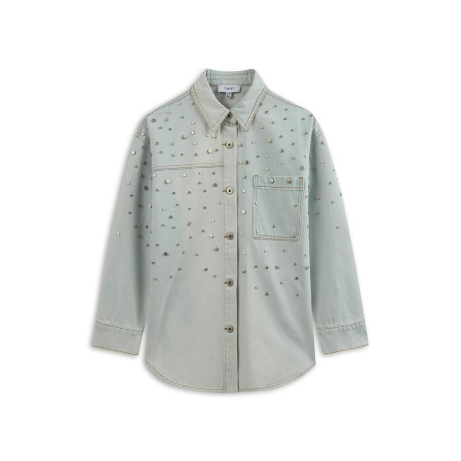 Twist Twist Tussenjas pastelblauw -