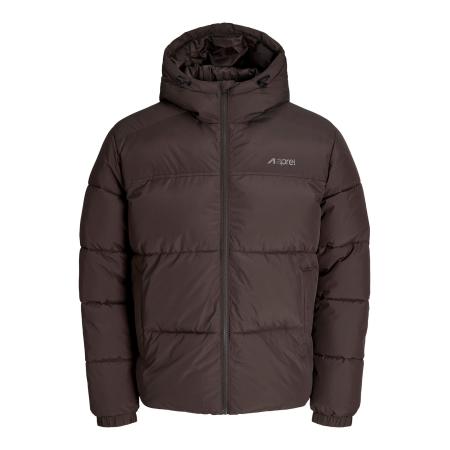 aprel aprel Winterjas donkerbruin / zilver