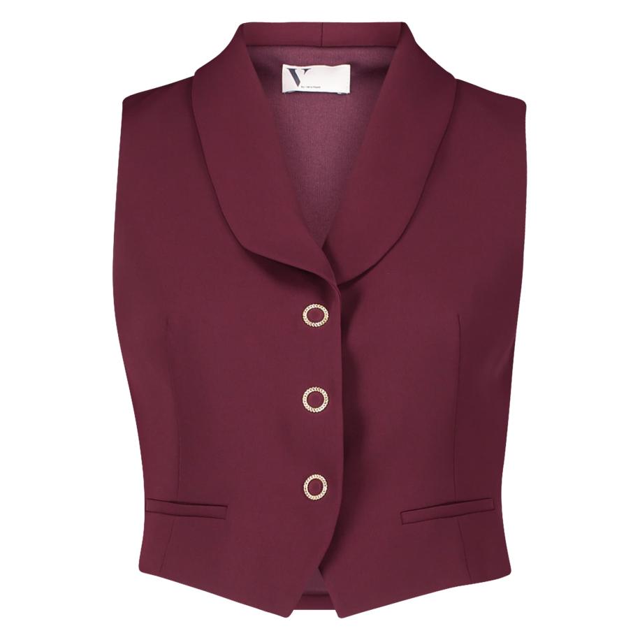 Vera Mont Vera Mont Bodywarmer donkerrood -