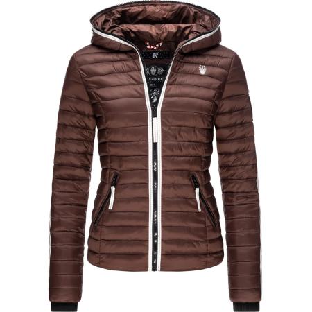 NAVAHOO NAVAHOO Tussenjas chocoladebruin / wit