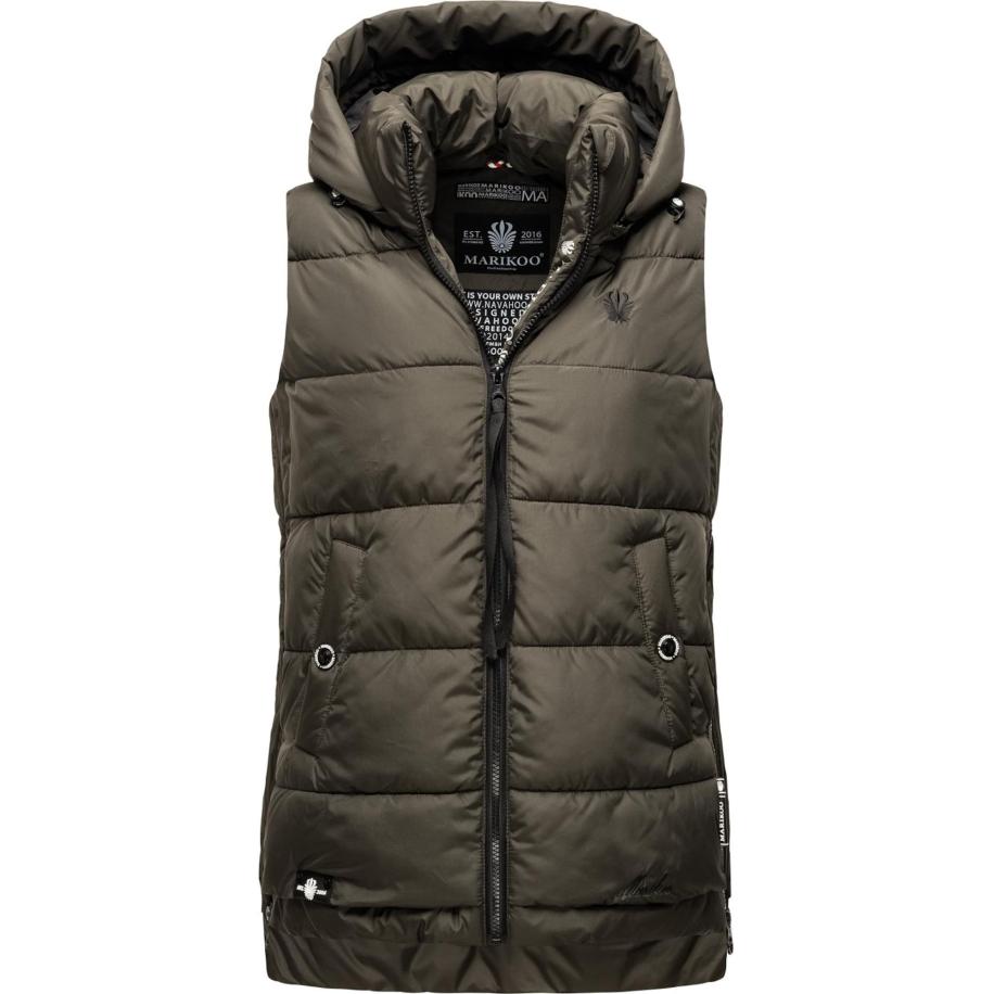 MARIKOO Bodywarmer Zarinaa antraciet Grijs