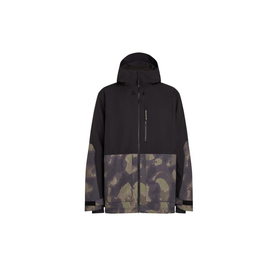 O'Neill ONEILL Outdoorjas olijfgroen / lila / zwart -