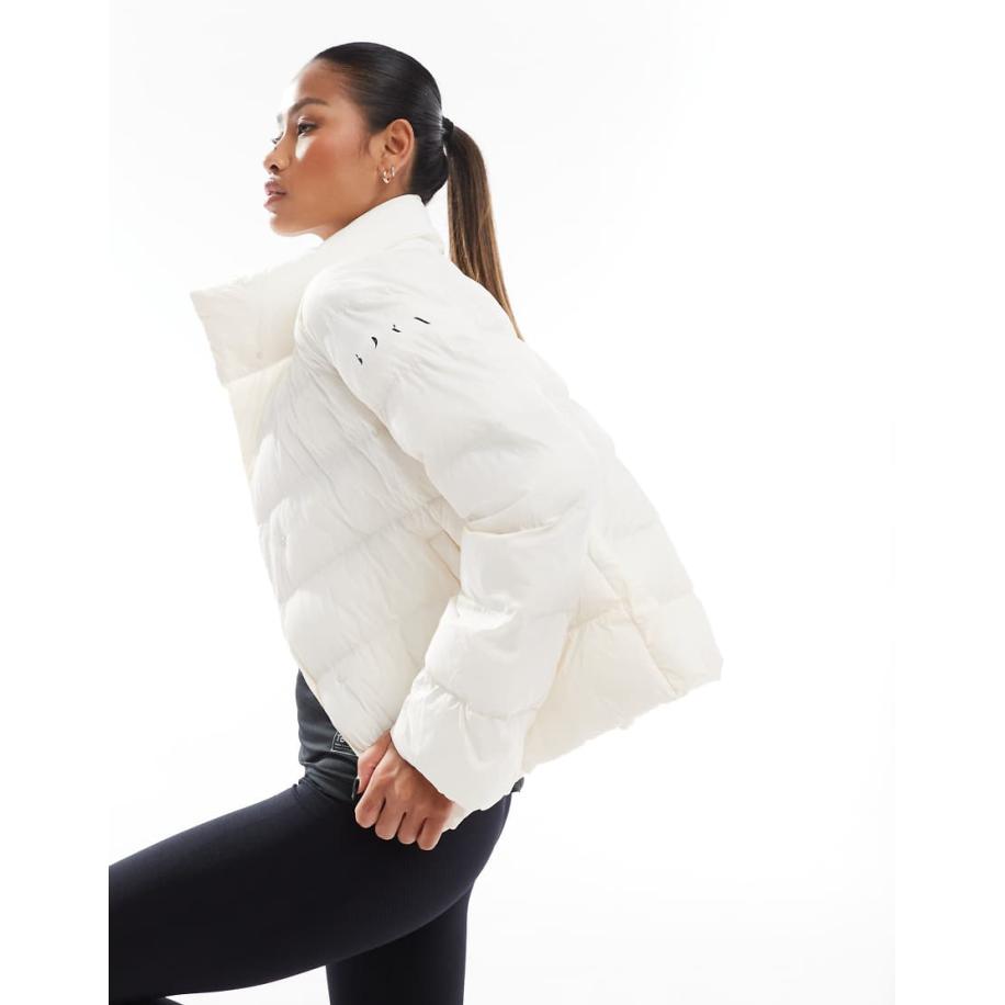 Born Living Yoga Vegan Hack Winterjas in gebroken wit Wit