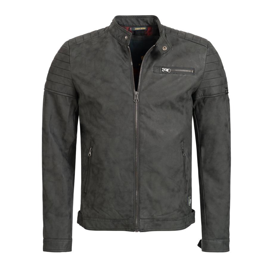 INDICODE JEANS INDICODE JEANS Tussenjas Manuel donkergrijs -