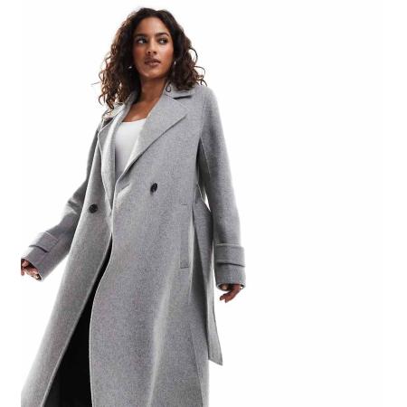 Forever New Petite Oversized jas in grijs