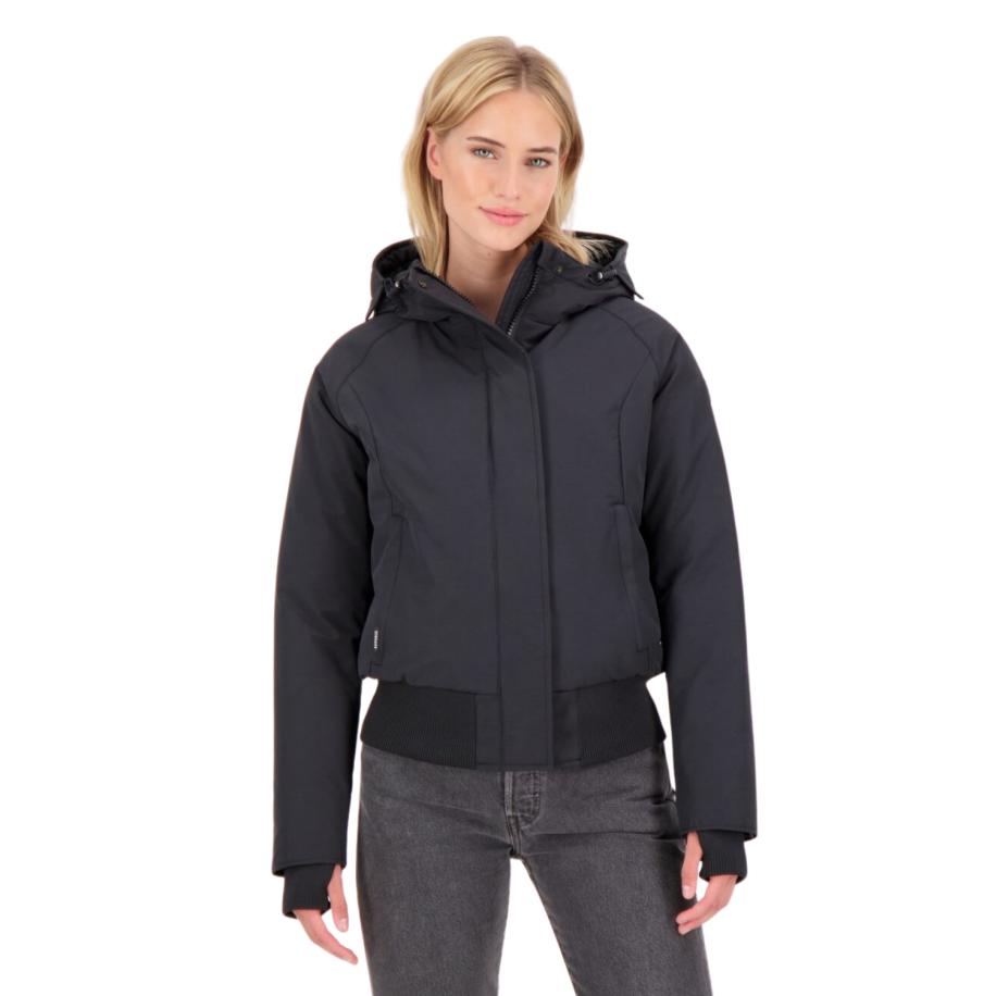 Airforce Bomber Jacket Winterjas Zwart