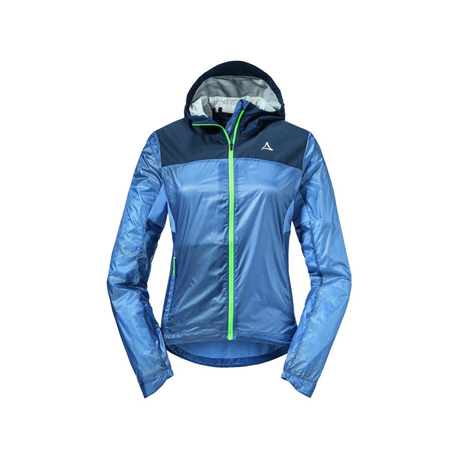 Schöffel Schöffel Outdoorjas Flow Trail blauw / donkerblauw -