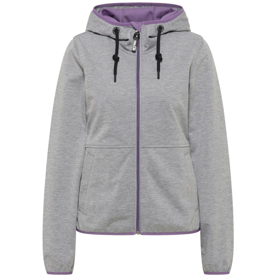 MyMo ATHLSR myMo ATHLSR Functionele jas lichtgrijs / lila -