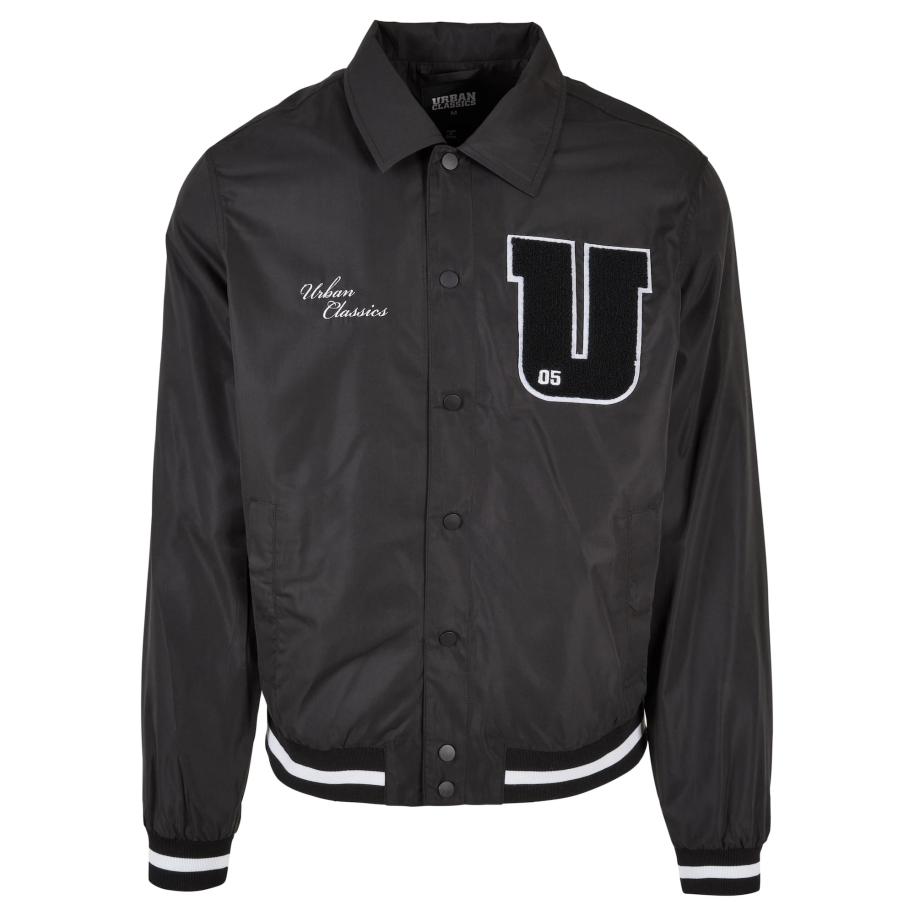 Urban Classics Urban Classics Tussenjas zwart / wit -