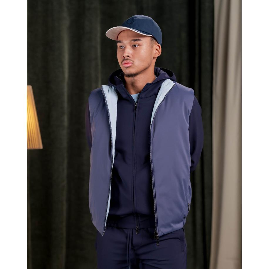 Cou7ure Essentials Reflection Reversible Bodywarmer Blauw