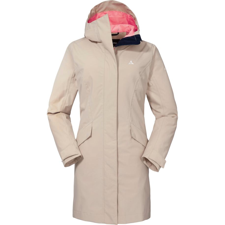 Schöffel Outdoorjas Altona sand / pink / wit Bruin
