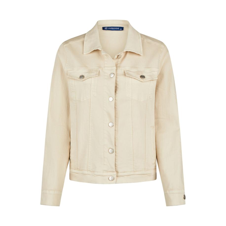 Navigazione Tussenjas crème Bruin