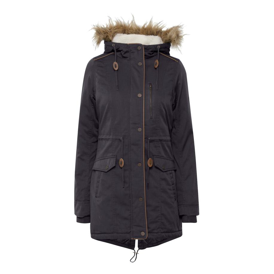 Oxmo Winterparka ANNA donkergrijs Grijs