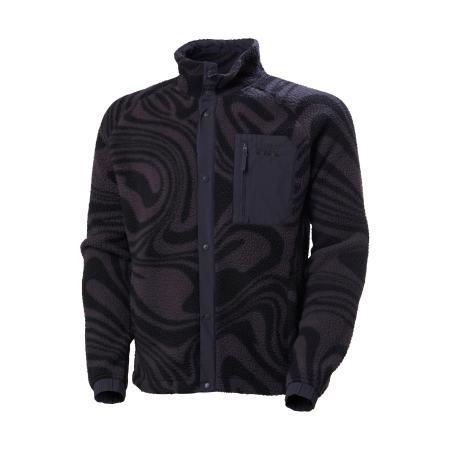 Helly Hansen HELLY HANSEN Fleece jas PANORAMA donkergrijs / zwart