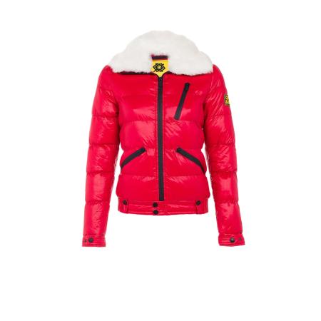 Cipo & Baxx CIPO & BAXX Winterjas Spark rood / zwart