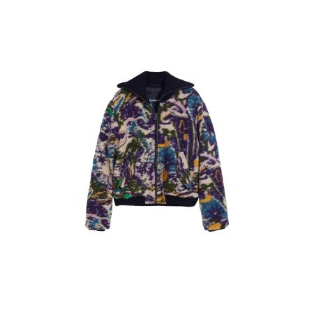 Desigual Desigual Tussenjas blauw / donkergroen / donkerlila / wolwit