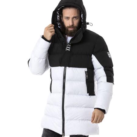 Cipo & Baxx CIPO & BAXX Winterjas zwart / wit