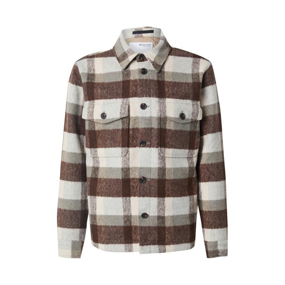 Selected SELECTED Tussenjas SLHARCHIVE bruin / lichtgrijs -