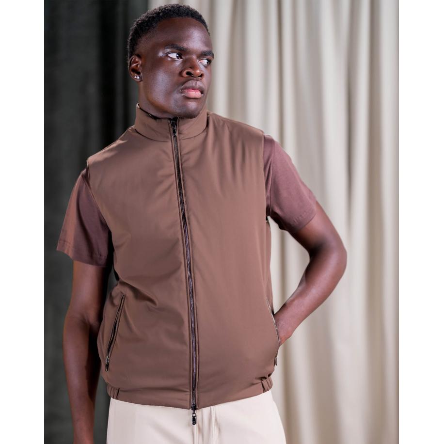 Cou7ure Essentials Reflection Reversible Bodywarmer Bruin