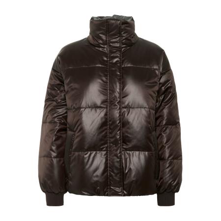 My Essential Wardrobe My Essential Wardrobe Winterjas GlossyMW donkerbruin