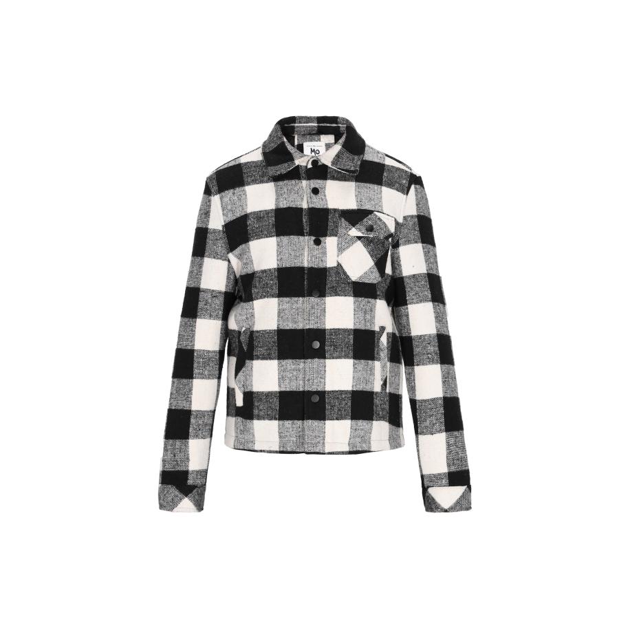 MO MO Tussenjas zwart / offwhite -
